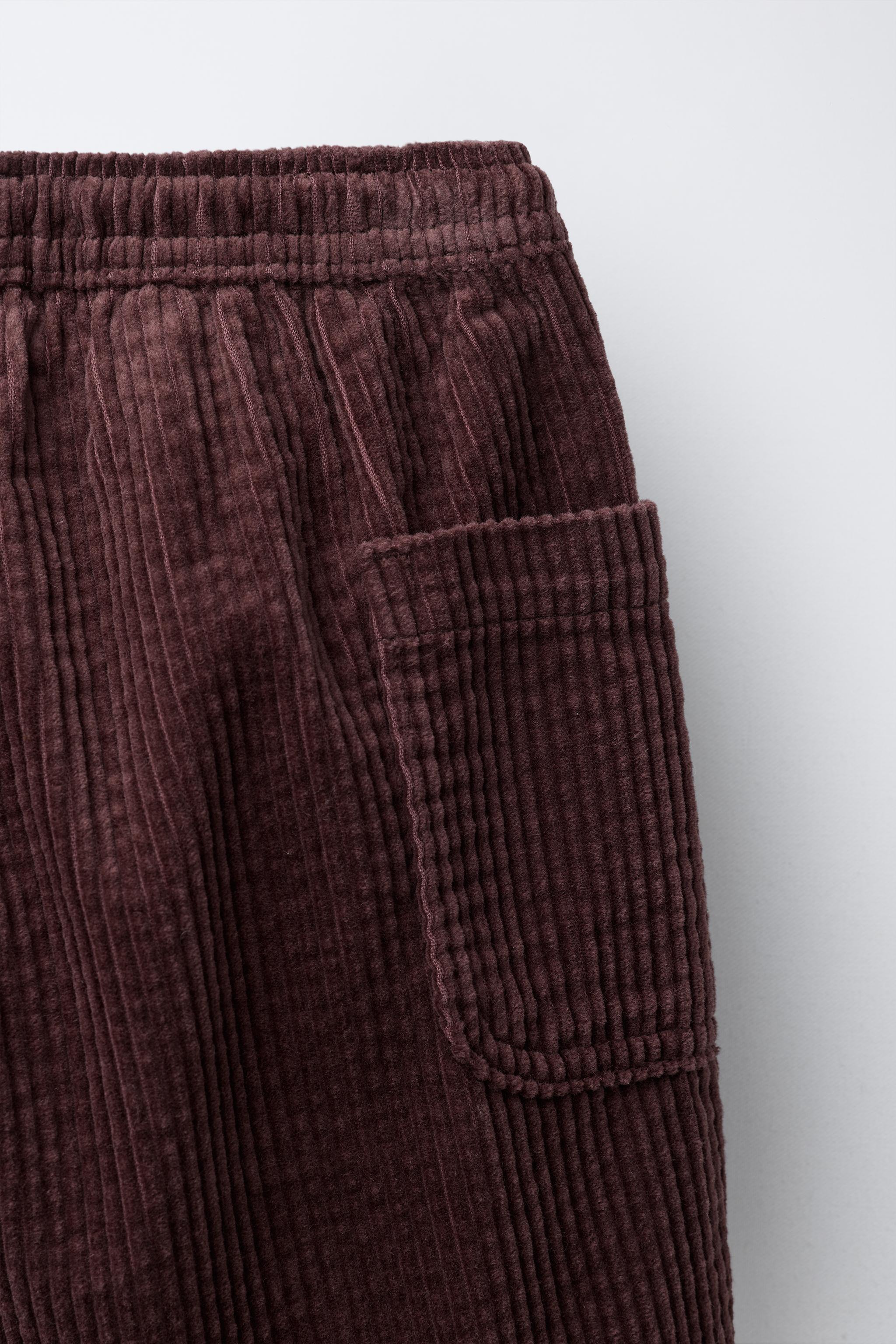 CORDUROY PANTS WITH POCKETS
